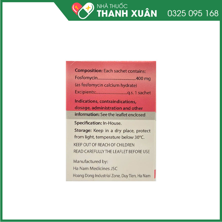 Lyfomin - Điều trị nhiễm khuẩn đường tiết niệu, nhiễm khuẩn da